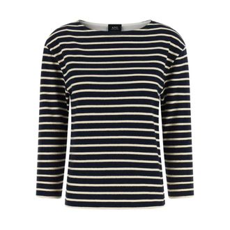 A.P.C. Top - female - A.P.C. - Long Sleeve T-Shirts - Black - S - Tops