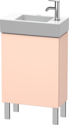 Duravit Duravit L-cube Mueble De Aseo Vertical 48,0 X 24,0 Cm, 1 Puerta, 1 Balda De Cristal, Para Vero Air 072450 Lc6751l, Color: Albaricoque Perla Seda Laca 