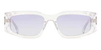 Arise Collective Rectangle Full Rim Plastic Womens Prescription Sunglasses Clear Size 54 - Arise Collective