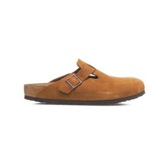 Birkenstock Bruine lederen sandalen - Dames - Slip ons - Bruin - 43 EU - Leer - Schoenen