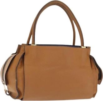 Chlo&eacute; Pre-owned Hand Bag - Dames - Vintage Handtas - Bruin - ONE Size - Leer - Vintage