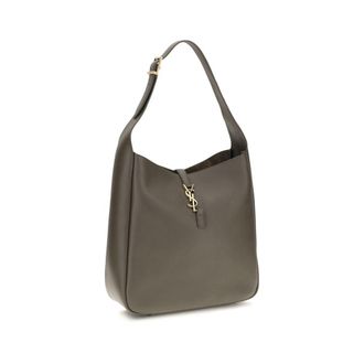 Saint Laurent Womens Bicolor Calf Leather Bos Taurus Shoulder Bag