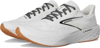 Brooks Launch 11 Womens Running Shoes White/Grey/Black : 10.5 B - Medium, Synthetic