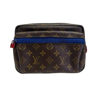 Louis Vuitton Vintage Cross Body Bags, unisex, Brown, ONE SIZE, Pre-owned Stylish Printed Pouch