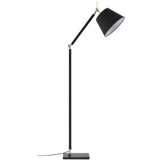 Lucande Lámpara de pie Marvaine en Negro Metal - Lucande