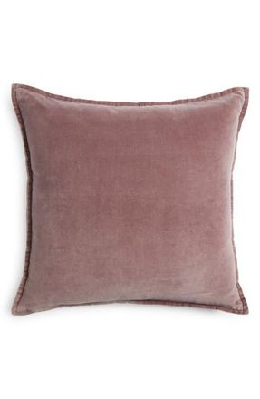Nordstrom Velveteen Accent Pillow in Purple Taupe at Nordstrom