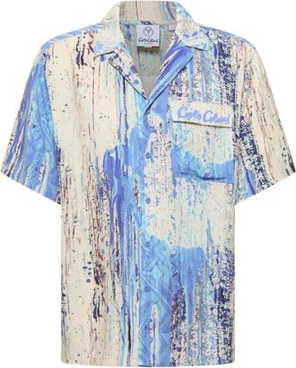 Carlo Colucci Blouses & Shirts - Heren - Korte mouwen Overhemden - Veelkleurig - M - Overhemden