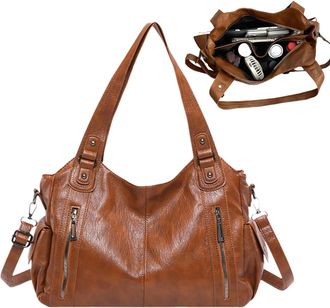 Generic Capacity Handbag - Women Fashion Tote, Shoulder Leather Bag, Stylish Casual Design, Professional Work Commuter Accessory, Business Shopping Travel Sat