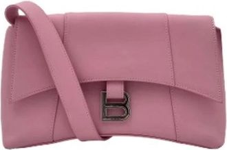 Balenciaga Pre-owned Vintage Crossbody Tas - Dames - Vintage Schoudertas - Roze - ONE Size - Leer - Vintage