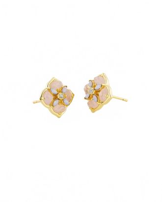 Kendra Scott Womens Dira Stone Stud Earrings In Pink