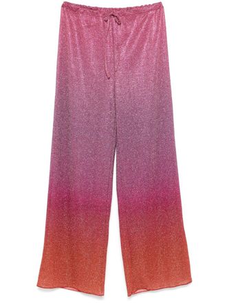 Oséree Lumière trousers - women - Polyamide/Metallic Fibre - S - Pink