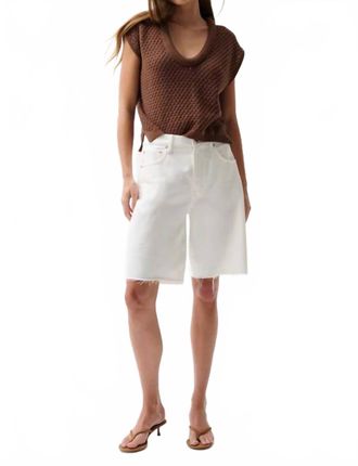 Pistola Denim Nolan Relaxed Short In Paper White
