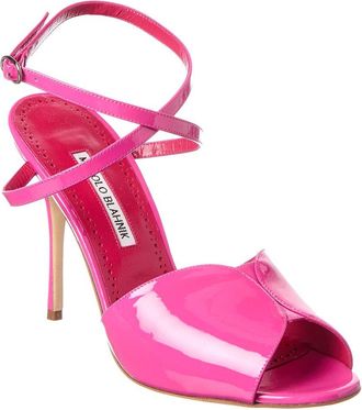 Manolo Blahnik Hourani 105 Patent Sandal