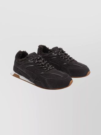 Ash casual low top sneakers with suede upper