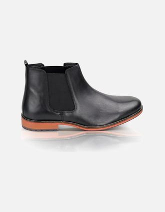 Silver Street London Mens Silver Street London ARGYLL Mens Boots Black - Size: 10