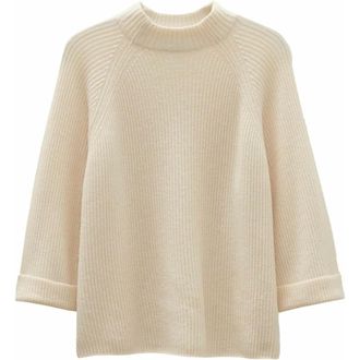 someday Ribgebreide trui - Dames - Truien - Wit - Maat: XL