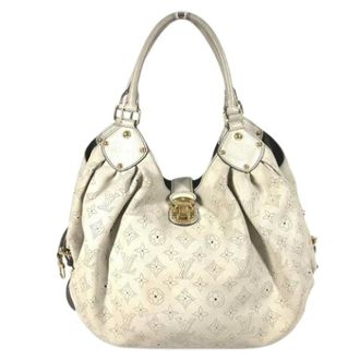 Louis Vuitton Pre-owned Handbags, female, White, Size: ONE SIZE Pre-owned Mahina Handbag