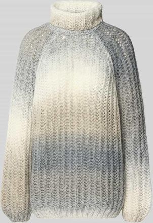 Smith & Soul Relaxed Fit Rollkragenpullover mit Alpaka-Anteil in Mittelgrau Melange, Größe XXL