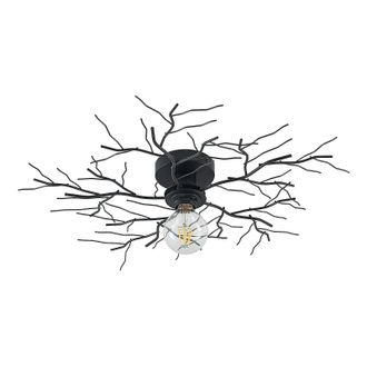 Lindby L&aacute;mpara De Techo vetki En Negro Metal - Lindby