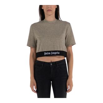 Palm Angels Dames, Tops, Geel, Maat: L