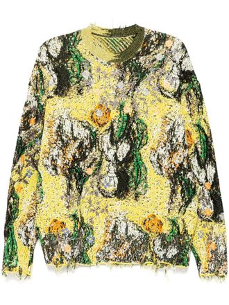 JNBY Gerafelde trui - Geel