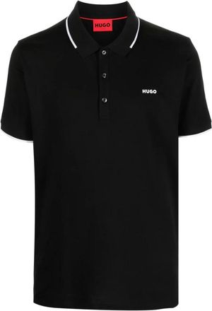 HUGO BOSS Hombre, Camisetas, Negro, Talla: XL