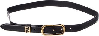Fendi Fendi Ff Leather Belt