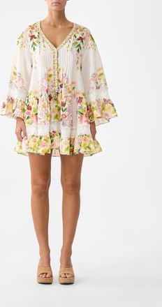 Camilla V Neck Tiered Dress in The Call Of Catalonia at Nordstrom, Size X-Small Au