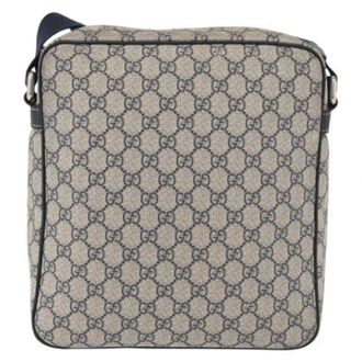 Gucci Vintage, unisex, Beige, ONE Size, Leer, Pre-owned Vintage Cross Body Bag