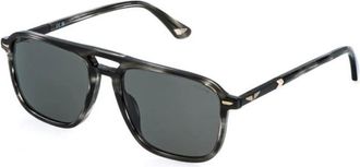 Police New Crossroads 7 Zonnebril - Heren - Zonnebrillen - Grijs - 57 MM - Nylon - Accessoires