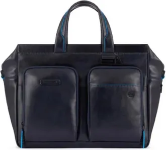 Piquadro Laptop Bags & Cases, male, Blue, Size: ONE SIZE B2 Revamp Briefcase