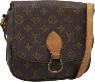 Louis Vuitton Pre-owned Vintage Cross Body Bag - Dames - Vintage Schoudertas - Bruin - ONE Size - Leer - Vintage