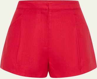 Poss&eacute; Rosalie Linen Shorts