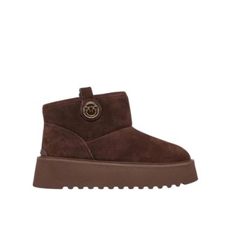 Pinko Pinko - Martina 08 - Dames - Schoenen - Bruin - Maat: 39 EU Zijde
