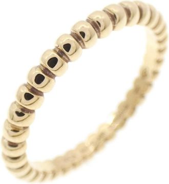 Van Cleef & Arpels Perlee Yellow Gold (18K) Band Ring (Pre-Owned)
