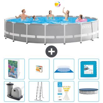 Intex Piscina Prism Frame Redonda - 610x132 Cm - 9-piezas S570