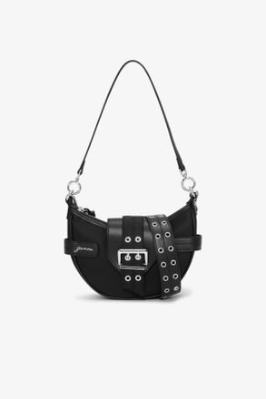 Ganni Black Small Bucky Crossbody Bag