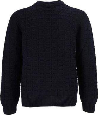Settefili Cashmere Maglia Girocollo-Knit - Knitwear - Hombre - Azul - XL
