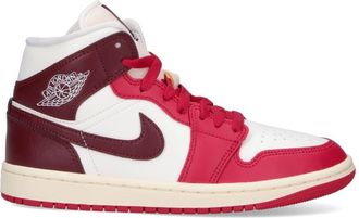 Nike air Jordan 1 Mid Sail Mystic Sneakers