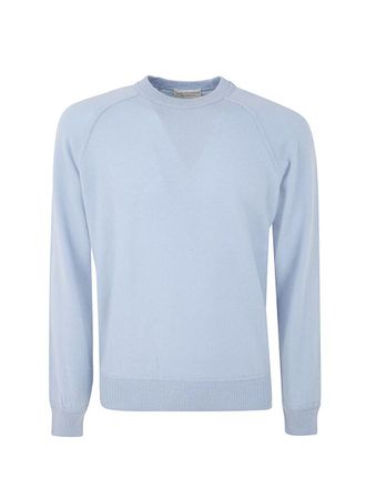 FILIPPO DE LAURENTIIS Raglan Sleeve Round Neck Pullover