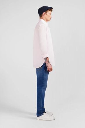 Eden Park Chemise - Heren - Casual Overhemden - Roze - S - Katoen - Overhemden