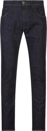 Pantaloni Torino 5-Pocket Stretch Denim Jeans - Heren - Slim Fit Jeans - Blauw - W35 - Denim - Jeans