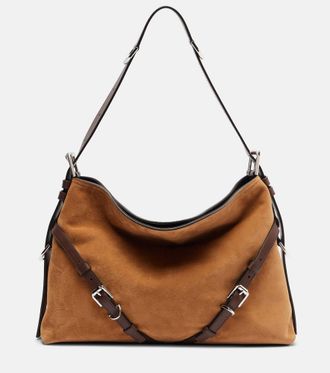 Givenchy Voyou Medium suede shoulder bag