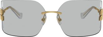 Miu Miu Aube Sunglasses, Woman, Light Gray Lenses