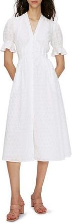 Diane Von F&uuml;rstenberg Erica Eyelet A-Line Dress in Ivory at Nordstrom Rack, Size 6