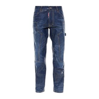 Dsquared2 Teddy Jeans - Heren - Jeans - Blauw - Maat: L Denim