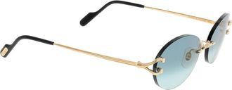 Cartier Accessoires, unisex, Geel, ONE Size, Stijlvolle zonnebril voor modieuze uitstraling