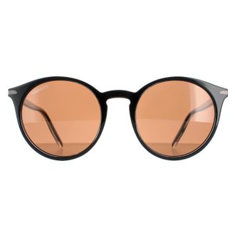 Serengeti Eyewear zonnebrillen Leonora SS028002 Glanzende heldere en zwarte gepolariseerde stuurprogrammas