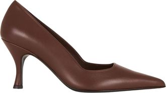 Gia Borghini Monserrat Pomp - Dames - Pumps - Bruin - 38 EU - Leer - Schoenen
