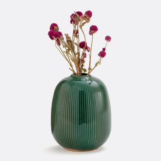 La Redoute Interieurs Vaas van keramiek, hoogte 16 cm, Estria